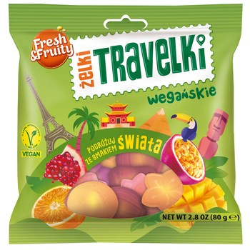 WAW ŻELKI TRAVELKI WEGAŃS 80G