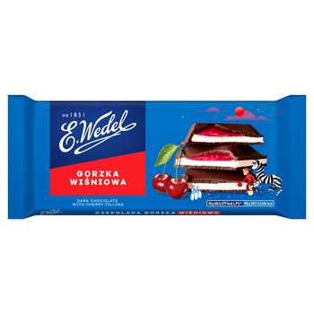 E. Wedel Czekolada gorzka wiśniowa 100 g