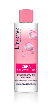 Lirene Cera Naczynkowa Płyn micelarny 3w1 z żurawiną 200ml