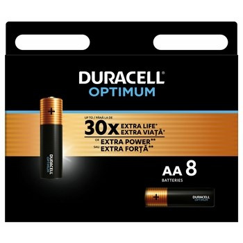 Bateria Alkaliczna Duracell  OPTIMUM AA 8szt.