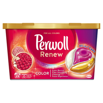 Perwoll Renew Caps Color All-in-1, 19 prań