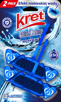 Kret Color Power Arctic Water Kostka do WC 2 x 40 g
