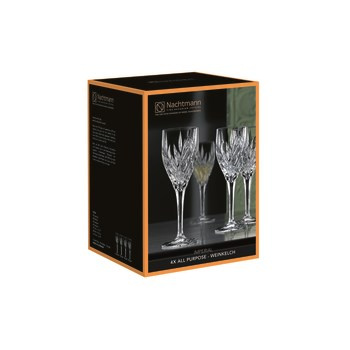 Zestaw 4 uniwersalnych kryształowych kieliszków 240 ml Imperial, Nachtmann