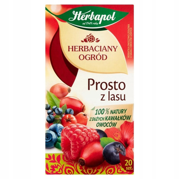 Herbapol Herbaciany Ogród Herbatka owocowo-ziołowa prosto z lasu 50 g (20 x 2,5 g)