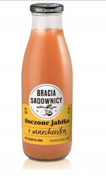 Bracia Sadownicy Sok tłoczone jabłko z marchewką 750 ml