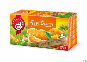 Teekanne World of Fruits Fresh Orange Aromatyzowana mieszanka herbatek owocowych 45 g (20 x 2,25 g)