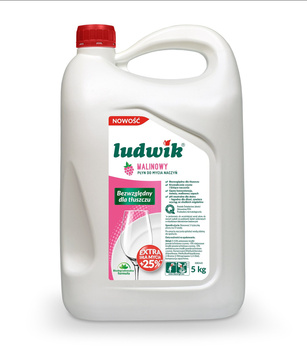 Ludwik Płyn do mycia naczyń malinowy 5 kg