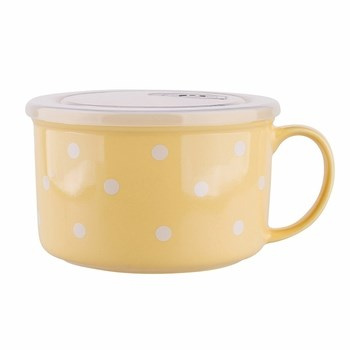 Lunch box z uchem 680 ml z pokrywką hermetyczną waniliowy Altom Design