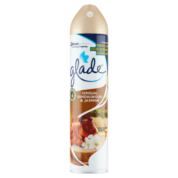 Glade Sensual Sandalwood & Jasmine Odświeżacz powietrza w aerozolu 300 ml