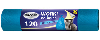 Grosik Worki na śmieci 120 l 20 sztuk