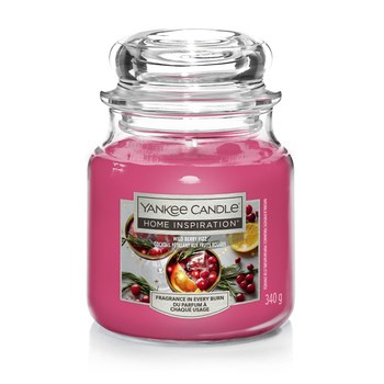 Świeca w szkle Yankee Candle Home Inspiration Wild Berry Fizz 340g