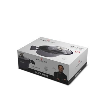 Garnek z pokrywką 20 cm Black Stone Zwieger