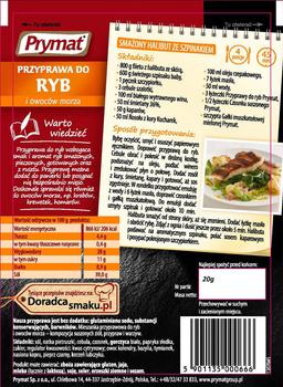 Prymat Przyprawa do ryb i owoców morza 20 g