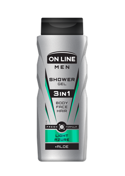 ON LINE MEN żel 3w1 Light Azure 400 ml