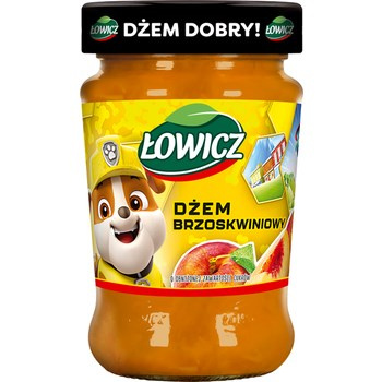ŁOW.DŻEM BRZOSKWINIOWY 260G