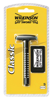 Wilkinson Sword Classic Maszynka na żyletki i żyletki do maszynki dogolenia 5 szt