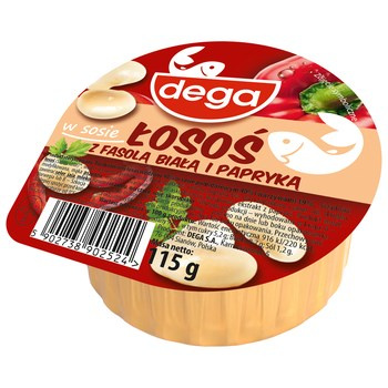 DEGA ŁOSOŚ Z FASOL.PAPRYK.115G
