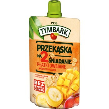 Tymbark Przekąska na 2 śniadanie płatki owsiane + owoce południa 100 g