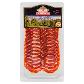 Hiszpańskie chorizo plastry 100g Casaponsa