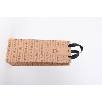 TKP-50S Torebka prezentowa BN, kraft karbowany