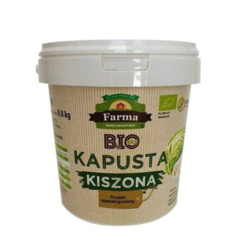 Bio kapusta kiszona Farma Świętokrzyska wiaderko 1kg