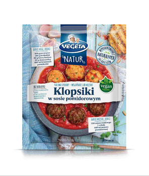 Vegeta Natur Mieszanka warzyw ziół i przypraw do dań klopsiki w sosie pomidorowym 45 g