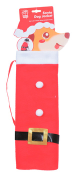 Strój Św Mikołaja dla psa