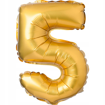 Balon foliowy cyferka XXL - nr 5
