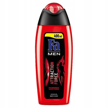 Fa Men Attraction Force Żel pod prysznic z formułą 2w1 o zapachu bergamotki i limonki 400 ml