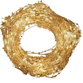 Lampki 200 LED koński ogon gwiazdki/koraliki z programatorem na trasformator warm white