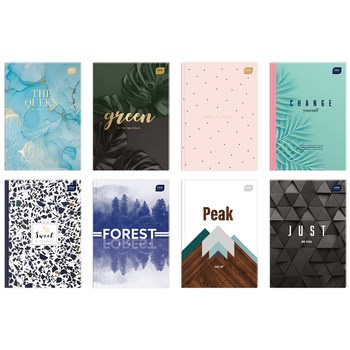 Brulion oprawa półtwarda A5 96 kartek kratka Hybrid, INTERDRUK