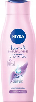 NIVEA Mleczny szampon wyzwalający blask Hairmilk Natural Shine 400 ml