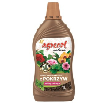 Nawóz na bazie ekstraktu z pokrzywy do kwitnących 1L AGRECOL