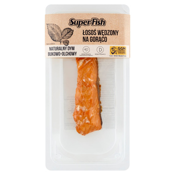 SuperFish Łosoś wędzony nagorąco 100g