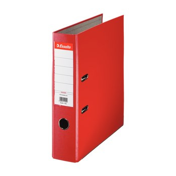 Segregator Esselte A4, ekonomiczny 75 mm, czerwony