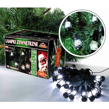 Lampki "mini latarenki ogrodowe" 20 LED