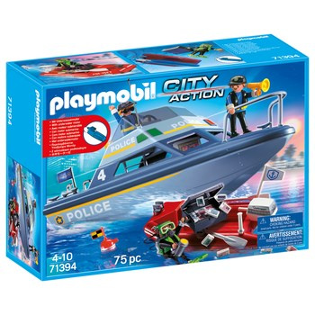 PLAYMOBIL Motorówka policyjna