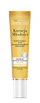 Bielenda Kuracja Młodości Nawilżający krem przeciwzmarszczkowy pod oczy na dzień noc 15ml