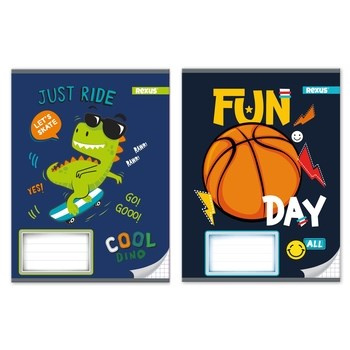 Zeszyt A5/16k. kratka No Name - Chłopiec Rexus