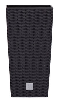 Doniczka Prosperplast Rato Square 32,5x32,5x61 cm antracyt