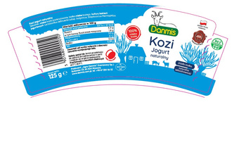 Kozi jogurt naturalny 125g Danmis