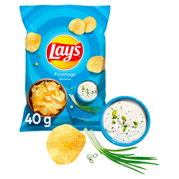 Lay's Chipsy ziemniaczane o smaku śmietankowego serka z ziołami 40 g
