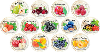 Zakrêtka fi66 owoce 4 - 10szt.