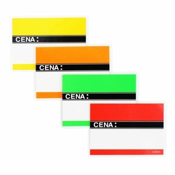 KORFED Etykieta laminowana A7 Cena mix x 20 szt.