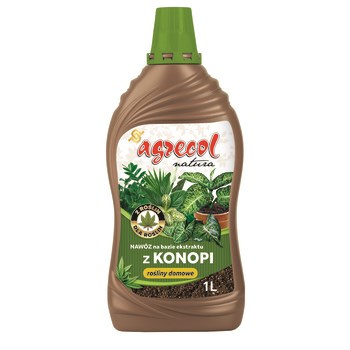 Nawóz na bazie ekstraktu z konopi do roślin domowych 1L AGRECOL