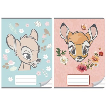 Zeszyt A5/16k. kolorowe trzy linie Bambi