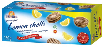 Balviten Herbatniki lemon shells bezglutenowe 150g