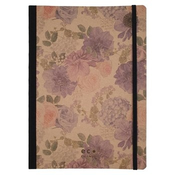 Eco brulion FLEXI MISTY FLOWERS 96k B5, kratka, k r a f t