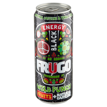Frugo Wild Punch Black Energy Gazowany napój energetyzujący 330 ml