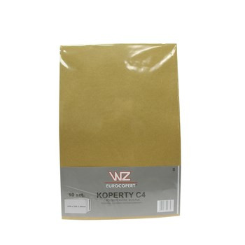 Wz Eurocopert Koperta C-4 Brąz, RB, HK, F-10 (foliowana po 10 sztuk)